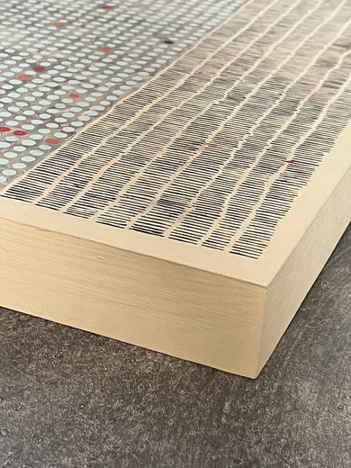 Finding Balance v2 by Terri Bell |  Side View of Artwork 