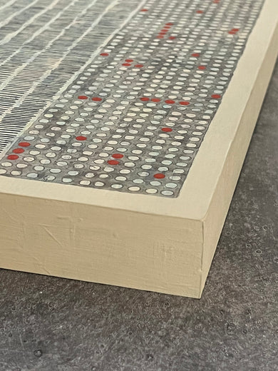 Finding Balance v3 by Terri Bell |  Side View of Artwork 