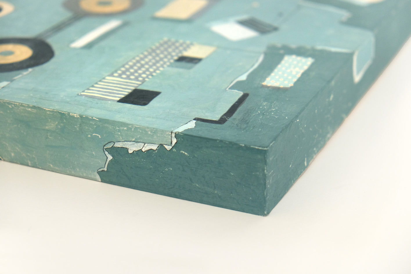 Free Fall by Terri Bell |  Side View of Artwork 