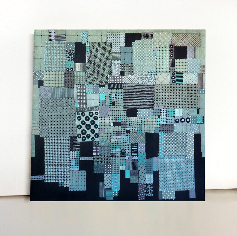 Green Sky City by Terri Bell |  Context View of Artwork 