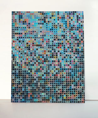 Original art for sale at UGallery.com | Grid Aesthetic: #4 by Terri Bell | $1,075 | mixed media artwork | 30' h x 24' w | photo 3
