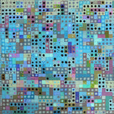 Original art for sale at UGallery.com | Grid Aesthetic: Blue as Delimiter by Terri Bell | $650 | mixed media artwork | 20' h x 20' w | thumbnail 1