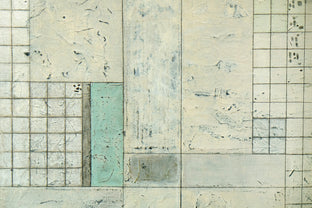 Original art for sale at UGallery.com | Grid Light by Terri Bell | $1,100 | mixed media artwork | 40' h x 10' w | photo 4