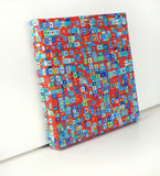 Original art for sale at UGallery.com | Hang Ah Street by Terri Bell | $325 | mixed media artwork | 12' h x 12' w | thumbnail 2