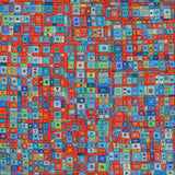 Original art for sale at UGallery.com | Hang Ah Street by Terri Bell | $325 | mixed media artwork | 12' h x 12' w | thumbnail 1