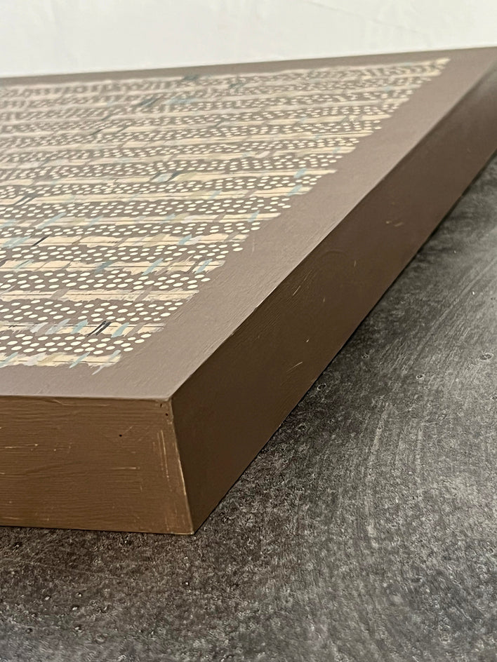 Horizontal Communication by Terri Bell |  Side View of Artwork 