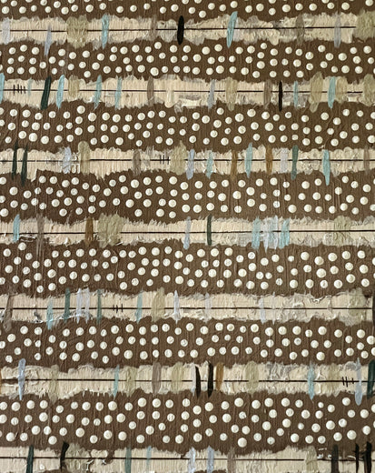 Horizontal Communication by Terri Bell |   Closeup View of Artwork 