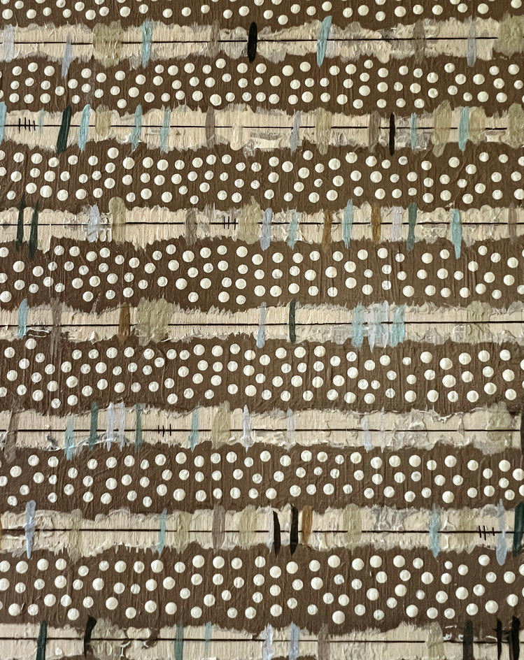 Horizontal Communication by Terri Bell |  Closeup View of Artwork 