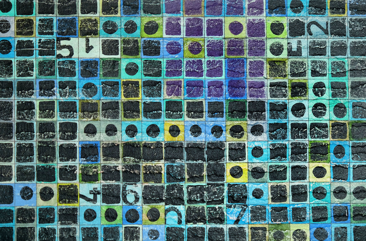 Linear Diagram by Terri Bell |  Closeup View of Artwork 