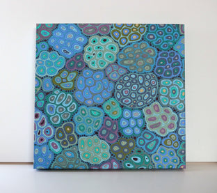 Lotus Blue by Terri Bell |  Context View of Artwork 