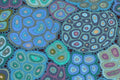 Original art for sale at UGallery.com | Lotus Blue by Terri Bell | $725 | mixed media artwork | 20' h x 20' w | thumbnail 4