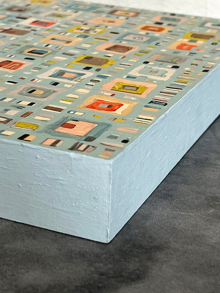 Musings by Terri Bell |  Side View of Artwork 