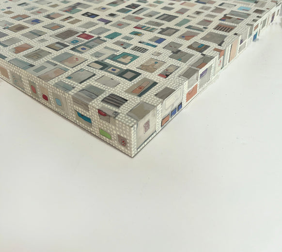 Places by Terri Bell |  Side View of Artwork 