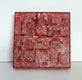 Original art for sale at UGallery.com | Red on Red by Terri Bell | $350 | mixed media artwork | 12' h x 12' w | thumbnail 3