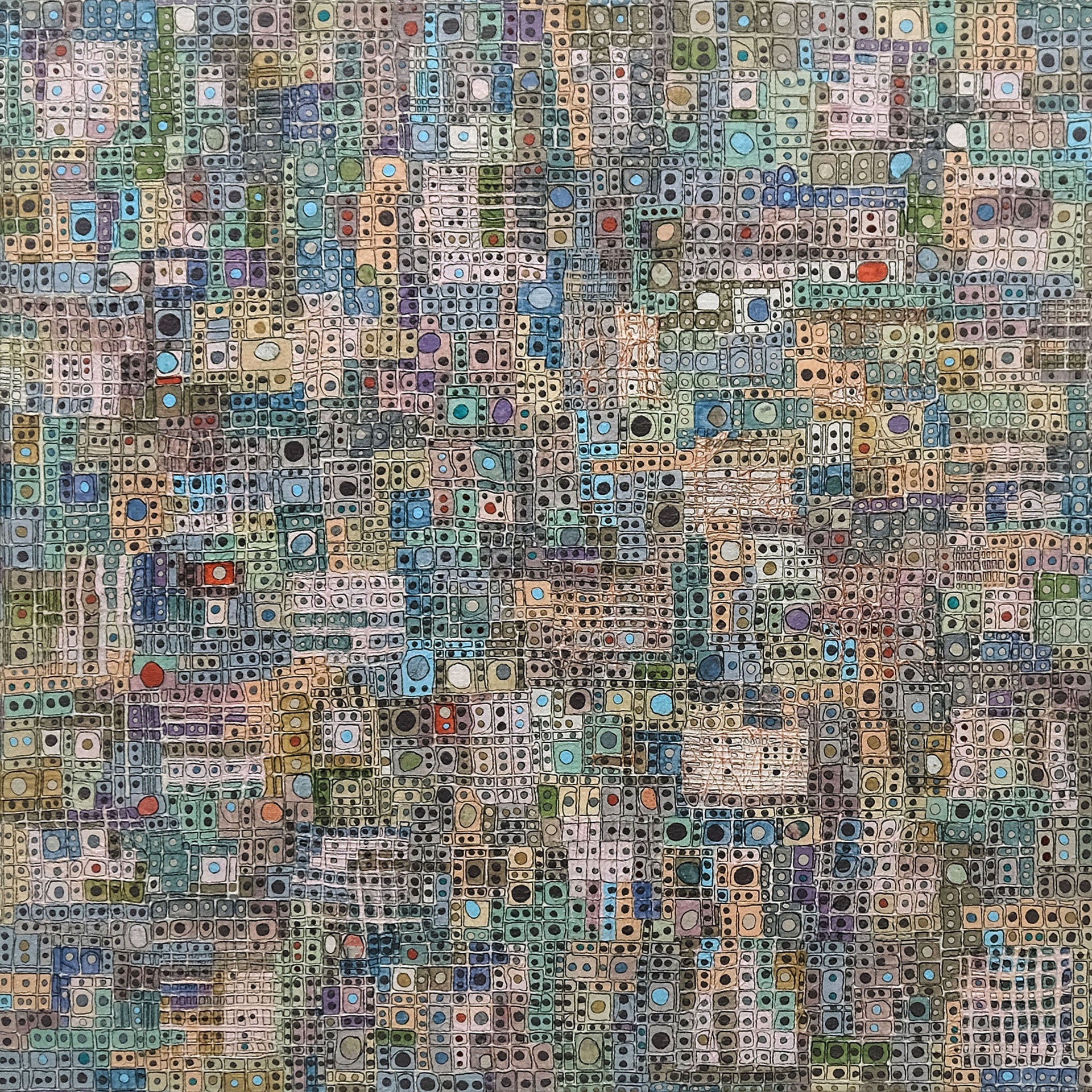 Reticulating Splines by Terri Bell mixed media artwork UGallery