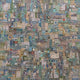 Original art for sale at UGallery.com | Reticulating Splines by Terri Bell | $750 | mixed media artwork | 20' h x 20' w | thumbnail 1