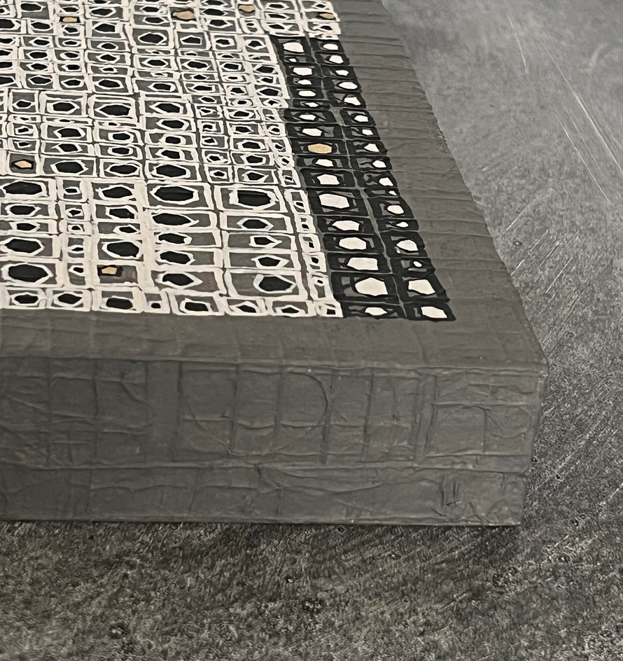 Sequential Maze by Terri Bell |  Side View of Artwork 