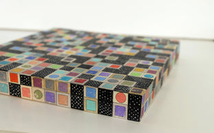 Original art for sale at UGallery.com | Spatial Squares by Terri Bell | $325 | mixed media artwork | 12' h x 12' w | photo 2