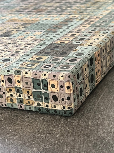 Spot On by Terri Bell |  Side View of Artwork 