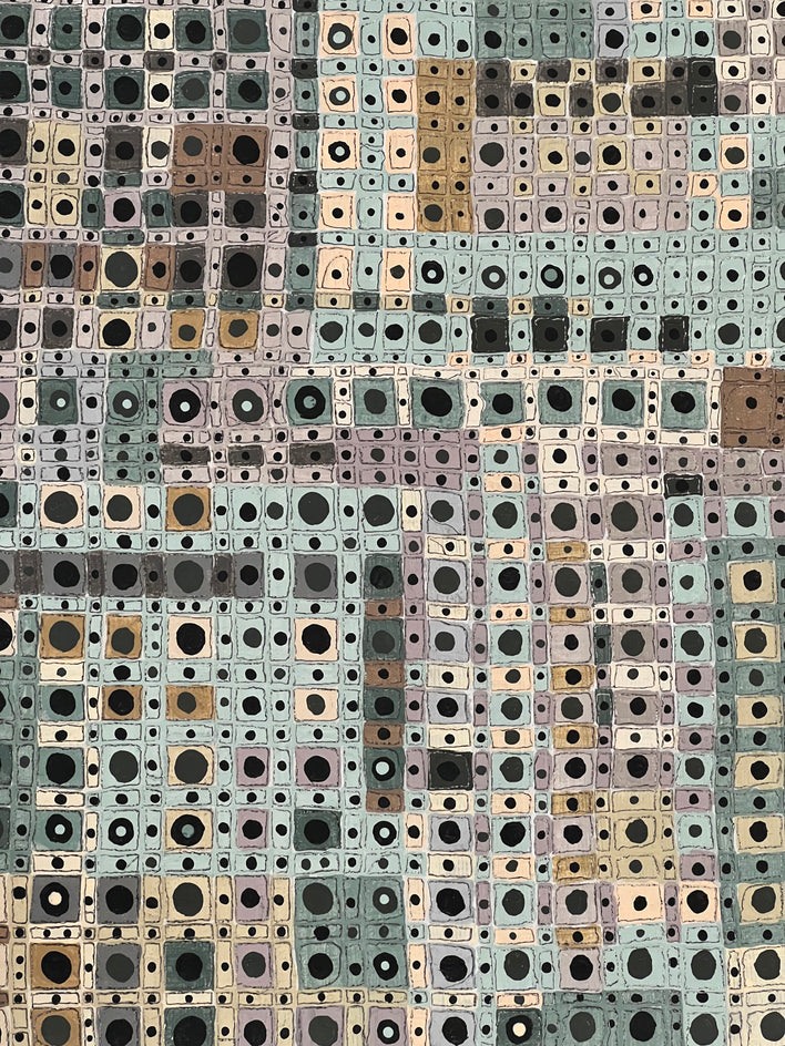 Spot On by Terri Bell |  Closeup View of Artwork 