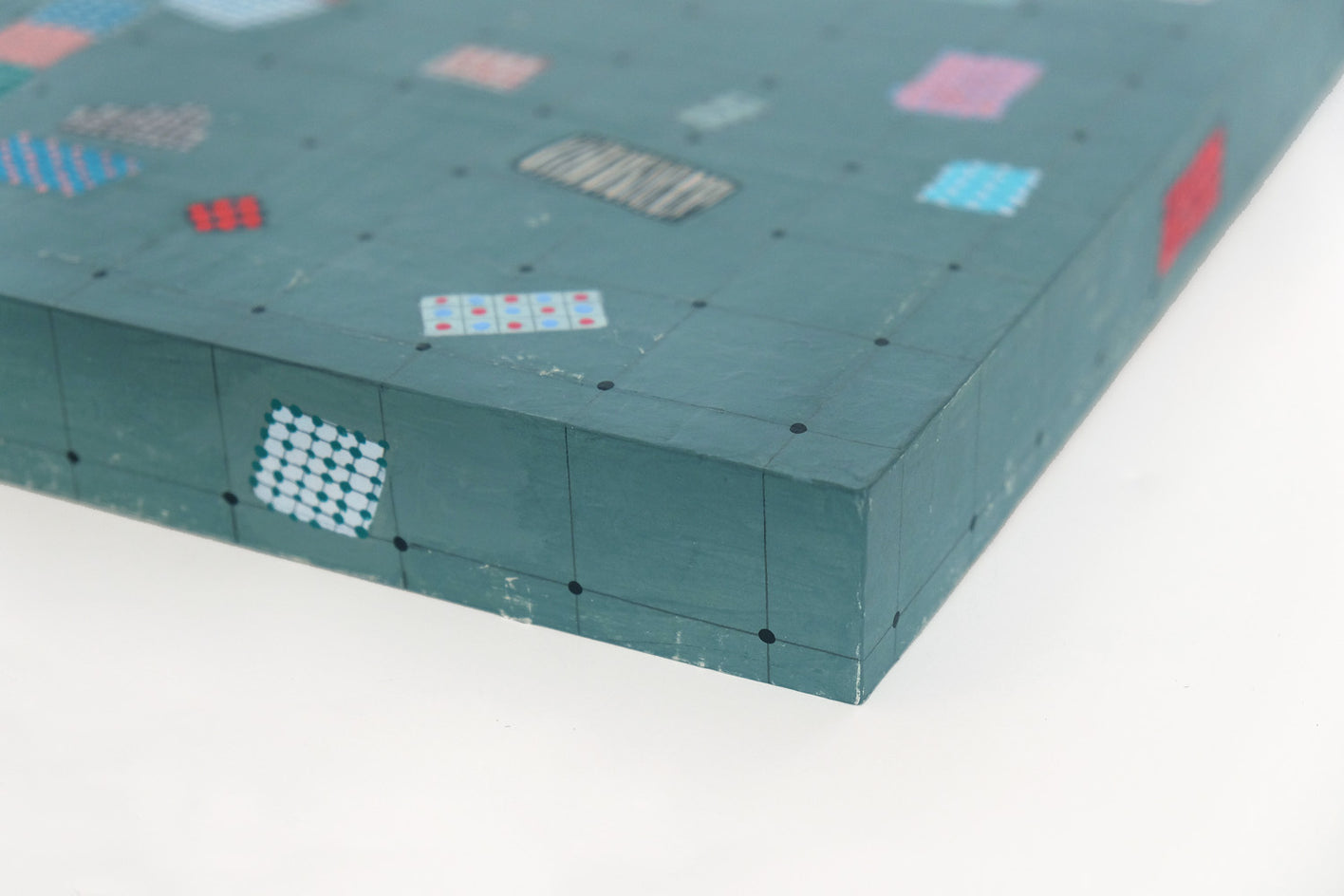 Stepping Out of Line by Terri Bell |  Side View of Artwork 