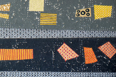 Original art for sale at UGallery.com | Transition Patterns by Terri Bell | $600 | mixed media artwork | 18' h x 18' w | thumbnail 4