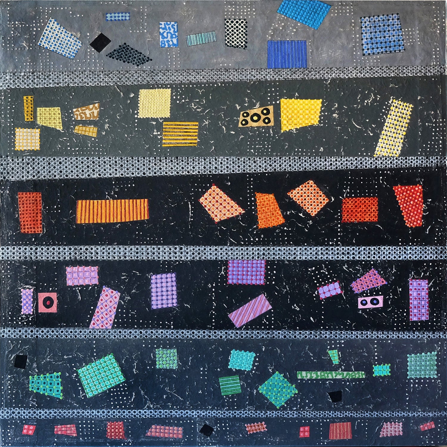 Transition Patterns by Terri Bell - mixed media artwork | UGallery