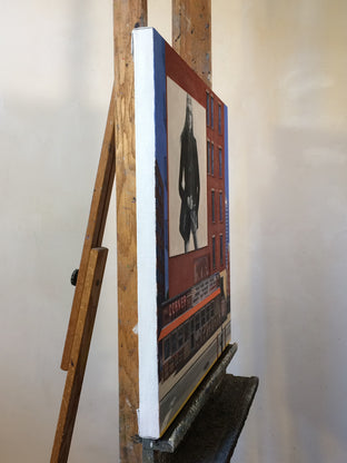 Original art for sale at UGallery.com | The Corner Deli by Nick Savides | $2,850 | oil painting | 24' h x 24' w | photo 2
