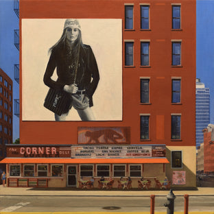 Original art for sale at UGallery.com | The Corner Deli by Nick Savides | $2,850 | oil painting | 24' h x 24' w | photo 1