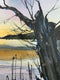 Original art for sale at UGallery.com | The Guardian by Posey Gaines | $600 | watercolor painting | 14' h x 20' w | thumbnail 4
