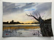 Original art for sale at UGallery.com | The Guardian by Posey Gaines | $600 | watercolor painting | 14' h x 20' w | thumbnail 3