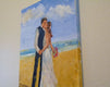 Original art for sale at UGallery.com | The Kiss by Judy Mackey | $675 | oil painting | 20' h x 16' w | thumbnail 3