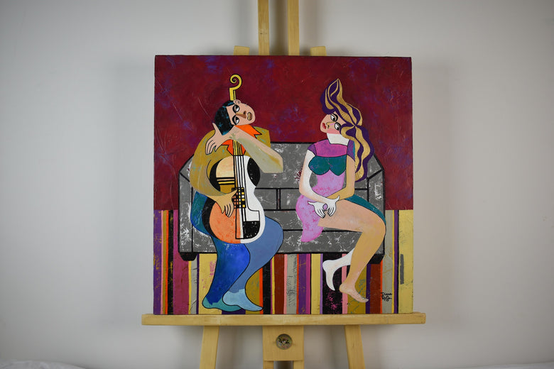 The Apology by Diana Rosa |   Closeup View of Artwork 