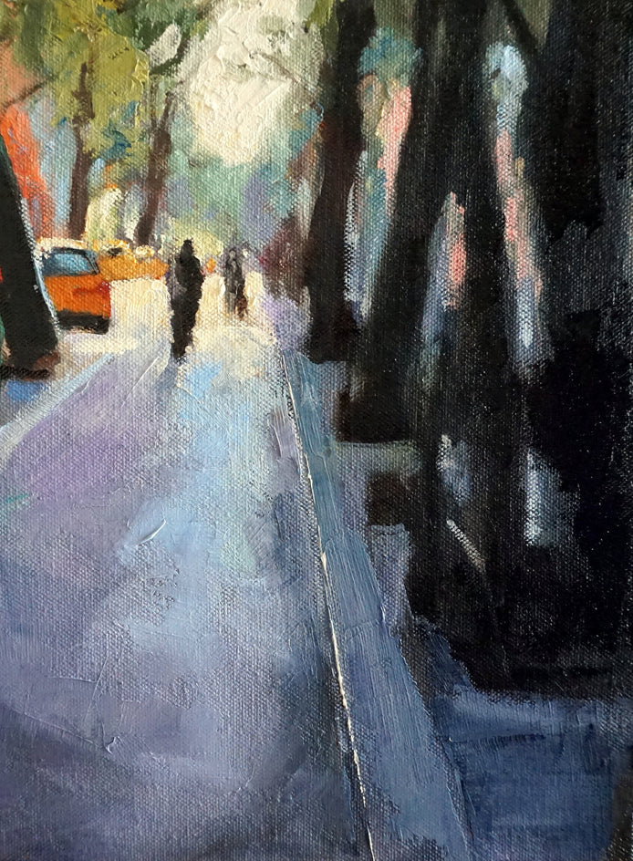 The Bike Lane by Jonelle Summerfield |  Closeup View of Artwork 