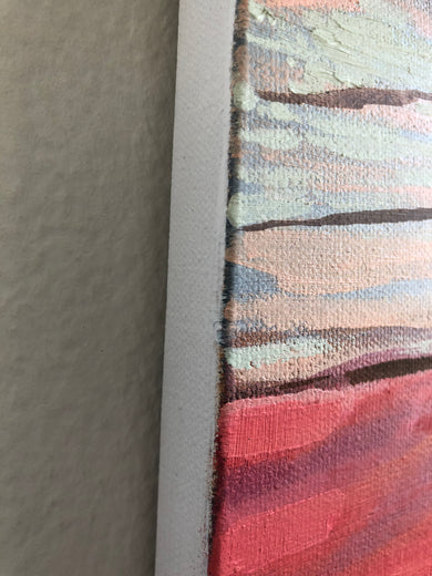 The Celebration by Jesse Aldana |  Side View of Artwork 