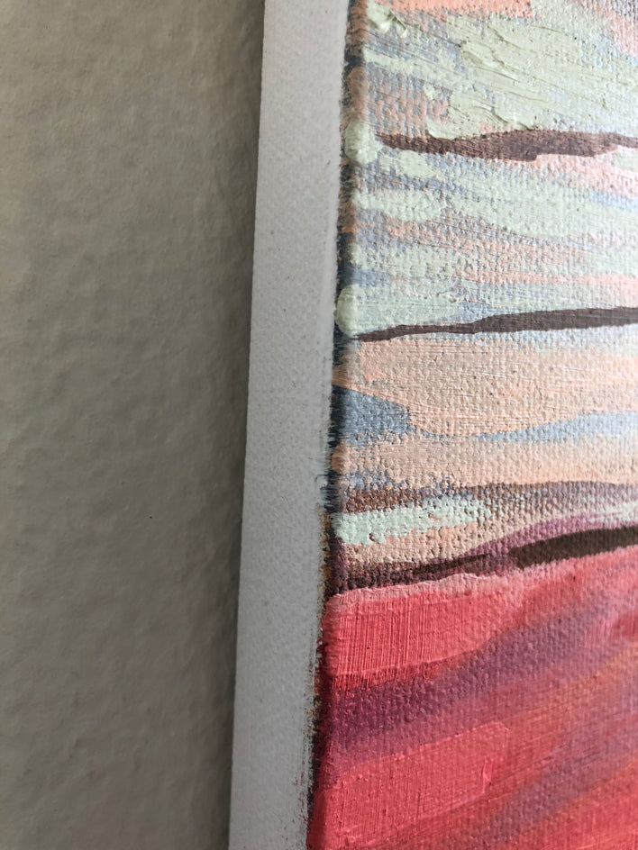 The Celebration by Jesse Aldana |  Side View of Artwork 