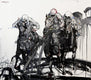 Original art for sale at UGallery.com | The Derby Race by Shao Yuan Zhang | $6,475 | oil painting | 38' h x 43.25' w | thumbnail 1