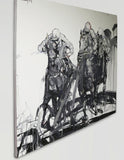 Original art for sale at UGallery.com | The Derby Race by Shao Yuan Zhang | $6,475 | oil painting | 38' h x 43.25' w | thumbnail 2