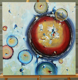 Original art for sale at UGallery.com | The End Is A Beginning by Cynthia Ligeros | $900 | oil painting | 20' h x 20' w | thumbnail 3