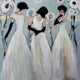 Original art for sale at UGallery.com | The Feminine by Mary Pratt | $2,750 | oil painting | 40' h x 40' w | thumbnail 1