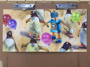 The Flying Lesson by Diane Flick |  Context View of Artwork 