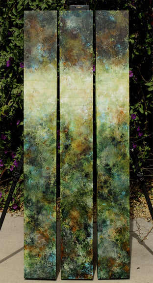 Original art for sale at UGallery.com | The Forest Light by Karen Hansen | $3,200 | acrylic painting | 48' h x 20' w | photo 3