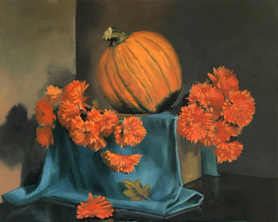 Original art for sale at UGallery.com | The Great Pumpkin by Jesse Aldana | $1,075 | oil painting | 24' h x 30' w | photo 1