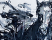 Original art for sale at UGallery.com | The Herd by Shao Yuan Zhang | $6,500 | oil painting | 46' h x 38' w | thumbnail 4