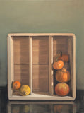 Original art for sale at UGallery.com | The Middle Column by Jesse Aldana | $850 | oil painting | 24' h x 18' w | thumbnail 1
