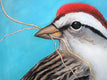 Original art for sale at UGallery.com | The Other Imperfect Bird by Jennifer Ross | $3,200 | oil painting | 36' h x 30' w | thumbnail 4