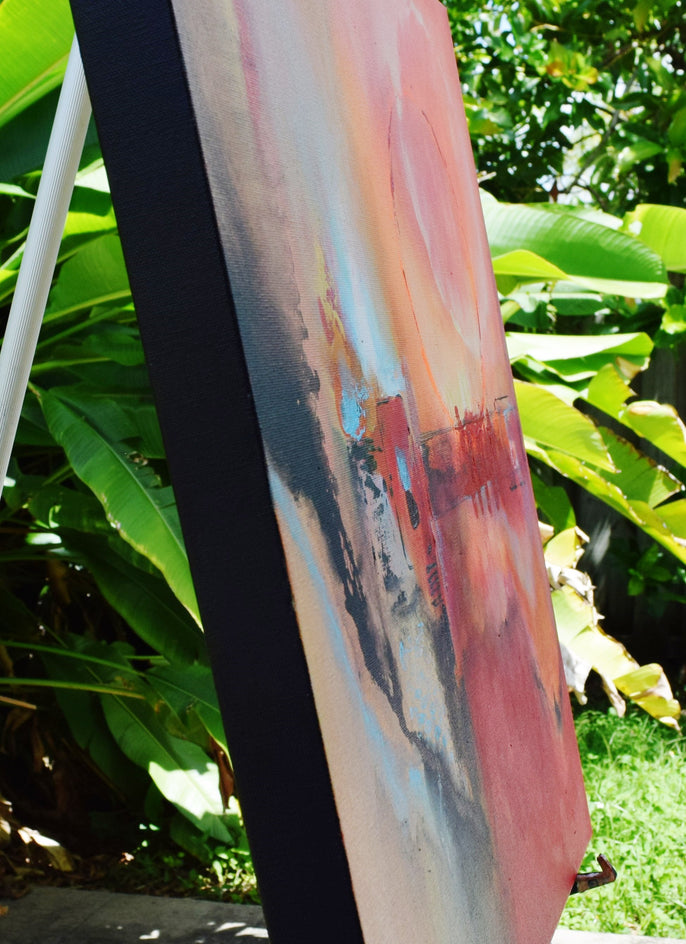 Passage of the Fifth Sun by Yamilet Sempe |  Side View of Artwork 