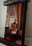 Original art for sale at UGallery.com | The Pink Chair by Jonelle Summerfield | $250 | oil painting | 7' h x 5' w | thumbnail 2