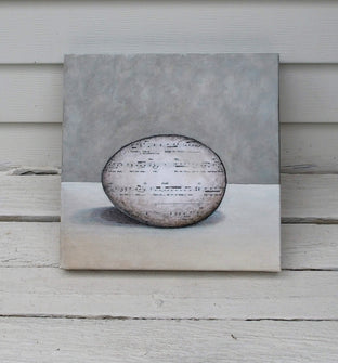 Original art for sale at UGallery.com | There's a Song inside That No One Else Can Sing by Jennifer Ross | $425 | mixed media artwork | 12' h x 12' w | photo 3