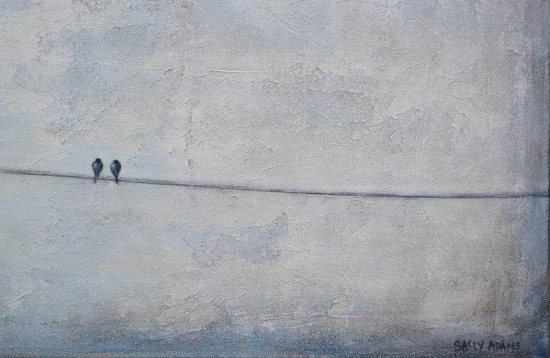 This Moment by Sally Adams |   Closeup View of Artwork 